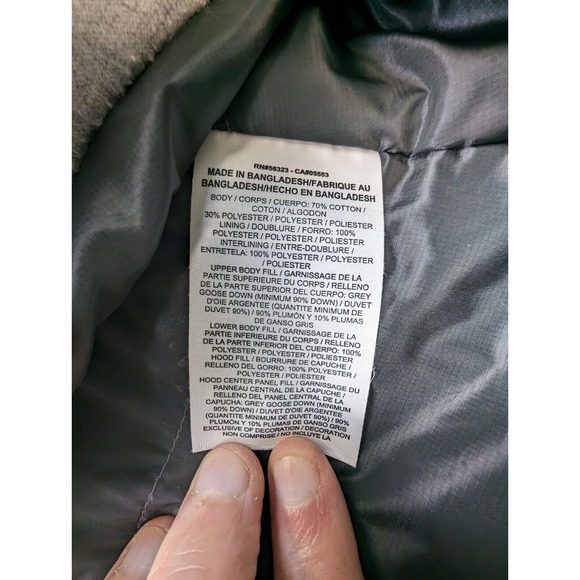 Nike Tech Women's Aeroloft Parka Goose Down Heather Gray Black Large (MSRP $250) - Picture 15 of 16